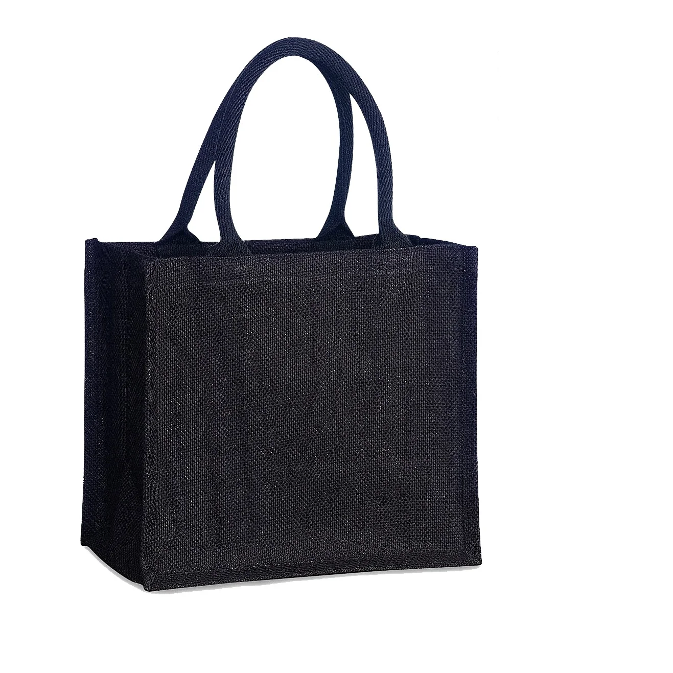 promotional jute hand bags with best quality having custom printing and branding recyclable fabric
