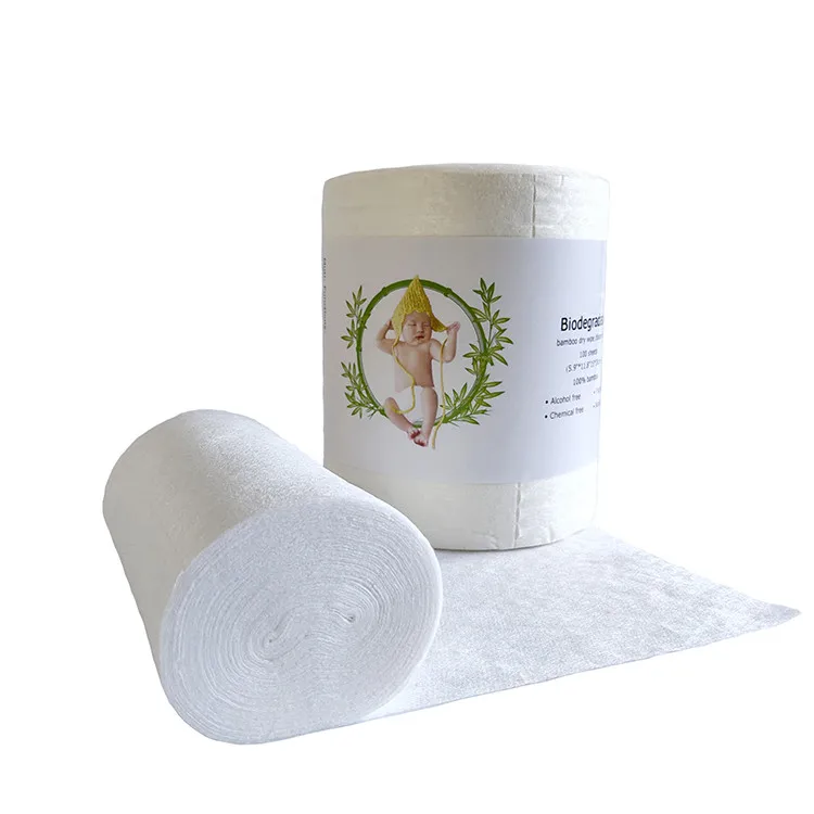 spunlace nonwoven 100% biodegradable flushable cloth diaper