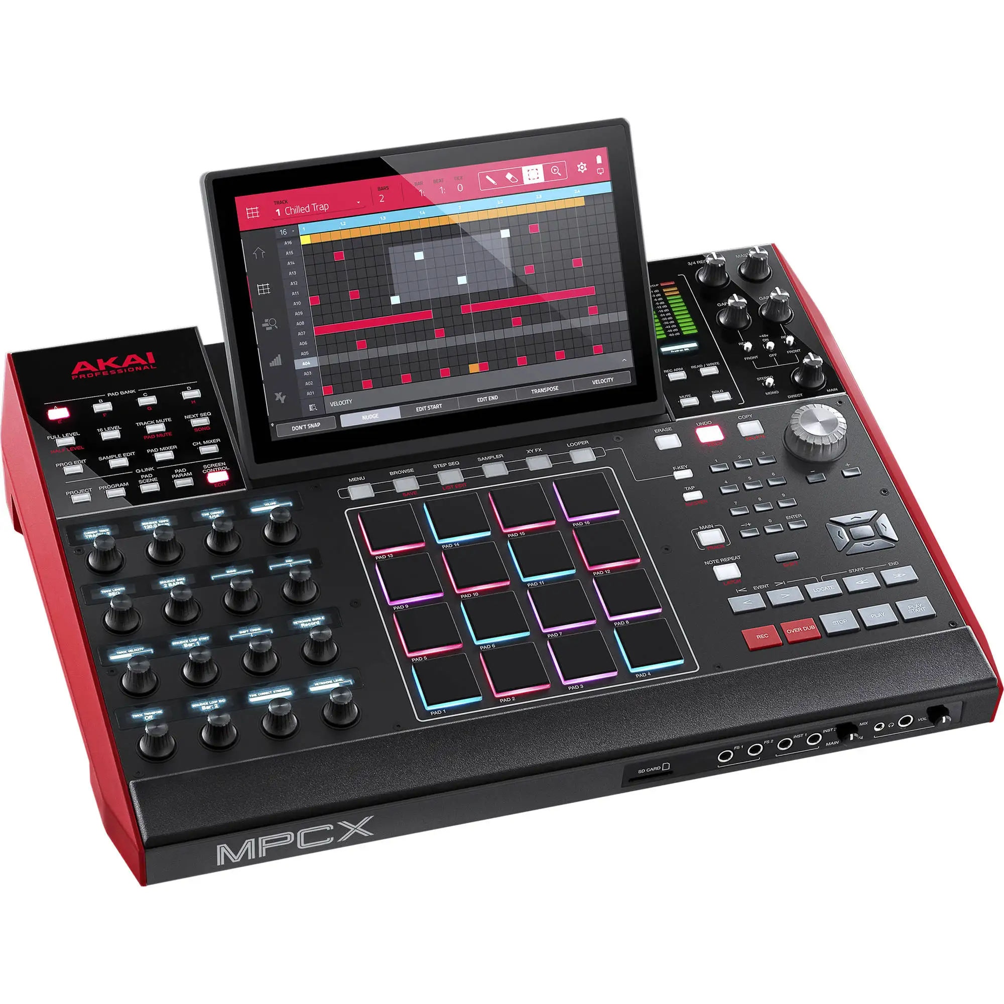 NEW aKAI Professional MPC X Standalone Drum Machine and Sampler With 10.1-inch display, Pads, Synth Engines and CV Ga