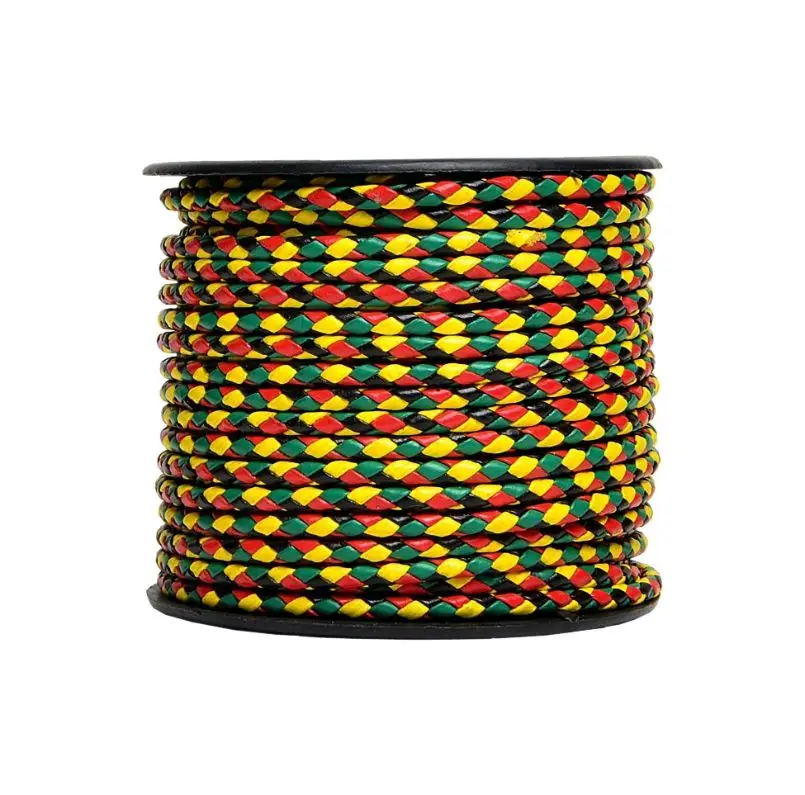 Unique Accessory Designer Fancy Trendy Leather Cords Expertly Designed Multi Color Bolo Braided Hot Sale Leather Cord