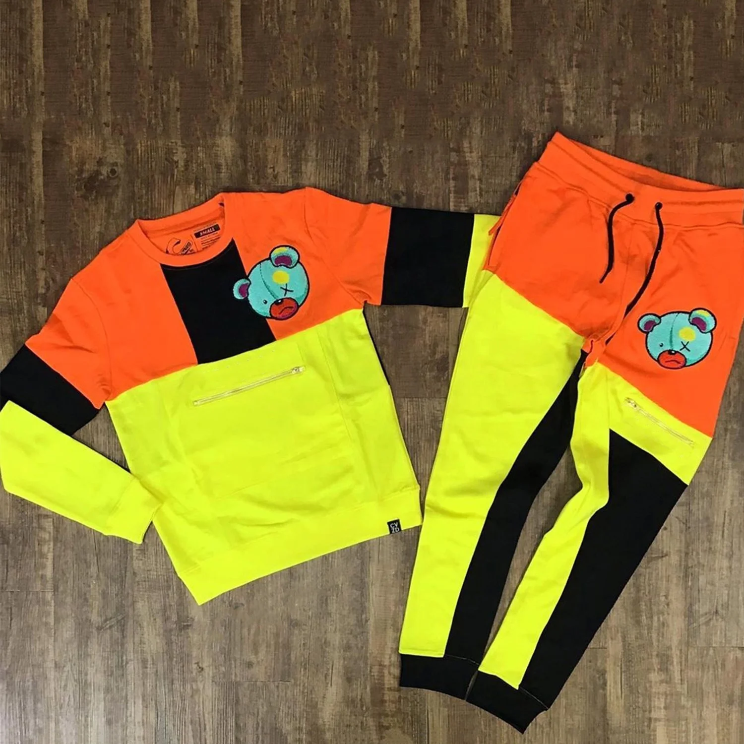  Спортивная одежда костюмы для бега мужские однотонные тренировочные без рисунка спортивная