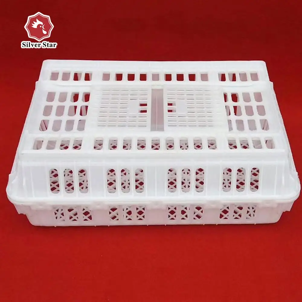 Silver star Poultry transport crate for live chikens with push-pull door for sale