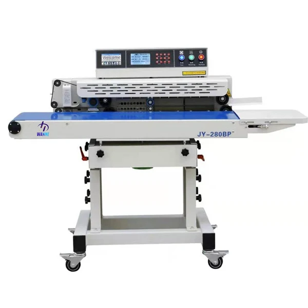 Wanhe New Arrival Brand New Ink jet printing printer Continuous Plastic Bag Sealing Machine