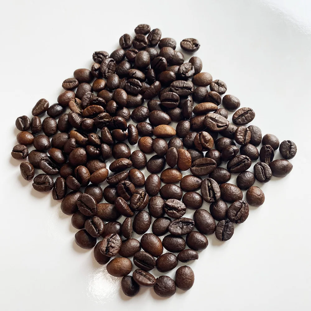 Quality arabica green coffee beans roasted coffee beans packaging energy drink coffee bags