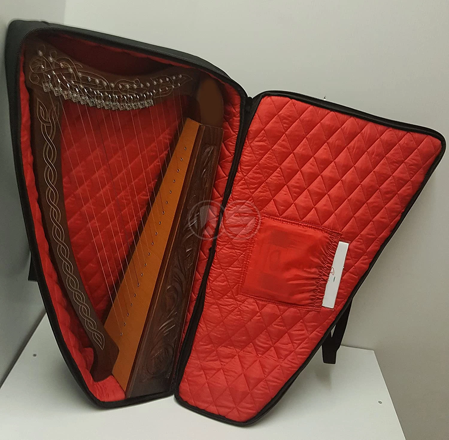 Plain Celtics Harp Rose 19 string Irish Style with Bag & Extra strings & key included