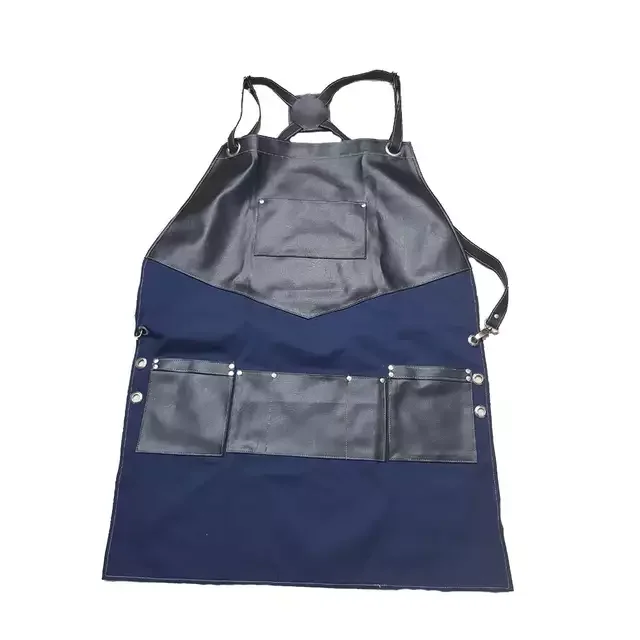 Professional Leather Apron Hairdressing Barber Apron for Mens