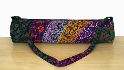 New Indian Traditional Mandala Flower Yoga Mat Carrier Bag Mandala Large Bags With Shoulder Strap  Good Quality Product Yoga Bag