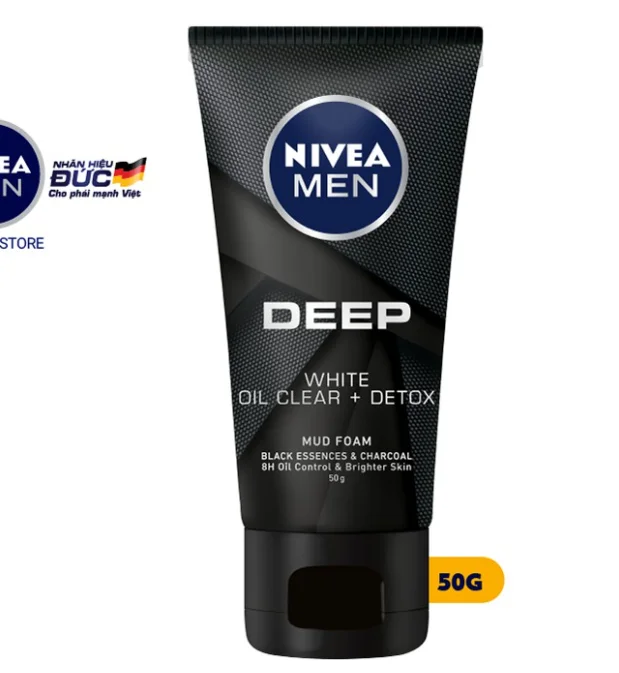 Wholesale Nivea Men Cleanser Deep White oil Clear 50G x 24 Pcs
