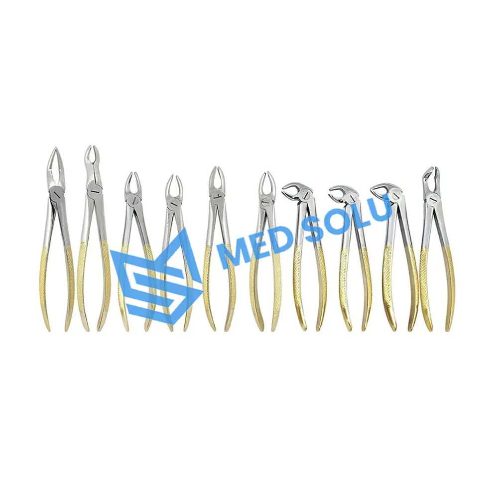Набор из 10 щипцов для экстракции зубов оптовая цена стоматологические инструменты набор