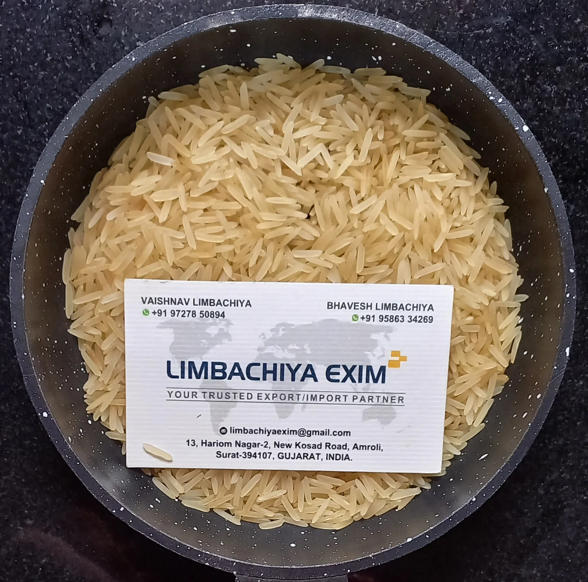 Premium Quality 1121 Golden Sella Basmati rice from India