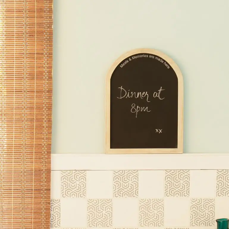 Multifunctional Pin Up Bulletin Notice Photo Board Mango Wood Display Board & Notice Board for Home Office School Wooden Board