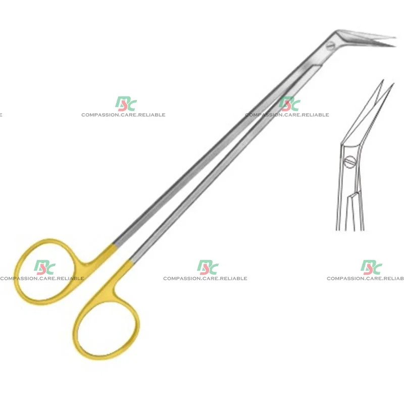  Горшки Смит Угловые сосудистые ножницы 19 см хирургические медицинское оборудование