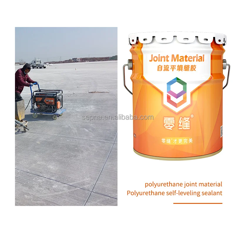 single component self leveling polyether urethane waterproof sealant for epoxy floor square wall pipe wharf basement