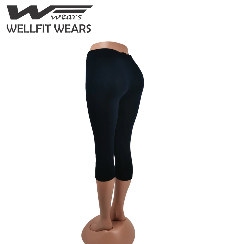 Plus Size Soft Stretchy Seamless Workout Gym Yoga Leggings Women Clothing Exercise Sport Short Legging