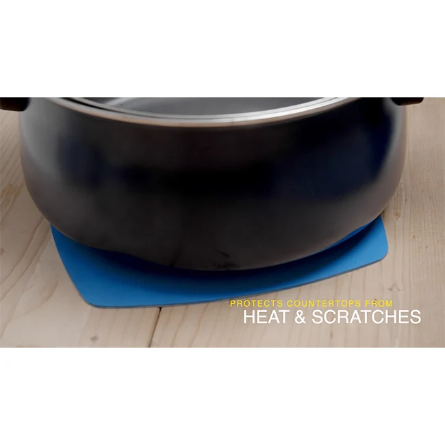 Good Pressure Rubber Material Large Size Insulator Rubber Mat 19.5cm x 19.5cm Suitable For Large Vase Pot Heavy Duty