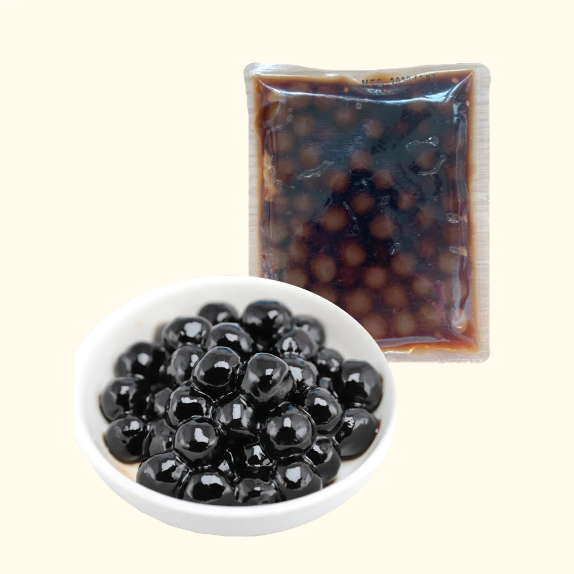 
Top Quality Black Bubble Tapioca Balls In Boba Tea 
