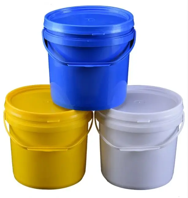 Wholesale Top Quality HDPE 5L Plastic Paint Bucket With Firm Seal Lids For Paint Chemical Gasoline With Factory Price