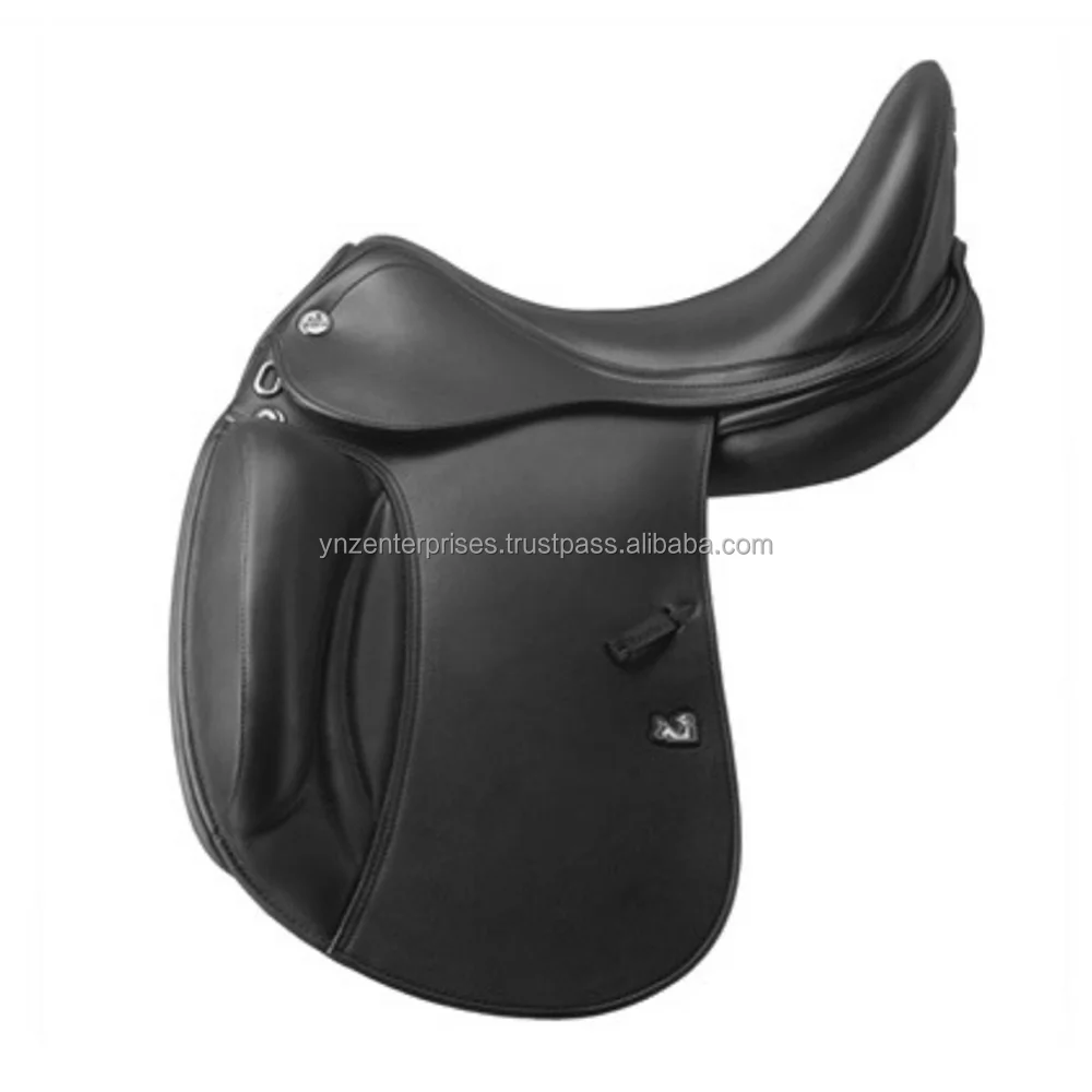 Y&Z Premium Leather English Dressage Horse Saddle And Tack Adult DRESSG-036 Seat Size 14-18