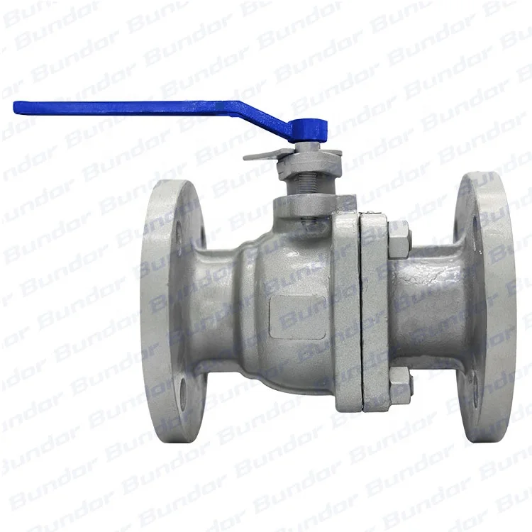 Bundor PN16 handle sleeve 1000wog WCB 5 inch Flanged DN25-DN250 Ball Valve