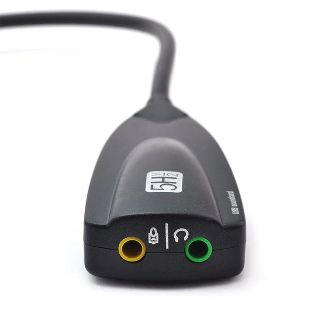  Внешняя звуковая карта USB 5H V2 7 1 аудиоадаптер к 3D CH виртуальному