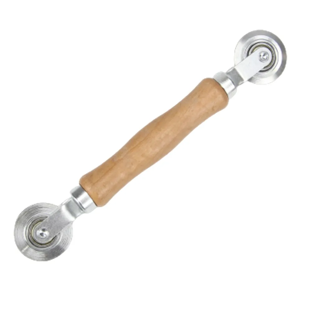 Best Quality Screen Retainer Rolling Tool With Wooden Handle Spline Roller For Window Screen Installation