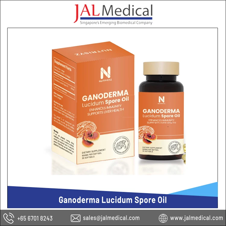 ISO Certified Top Quality Oil Extract Ganoderma Lucidum Spore Oil Softgel from Reputed Supplier