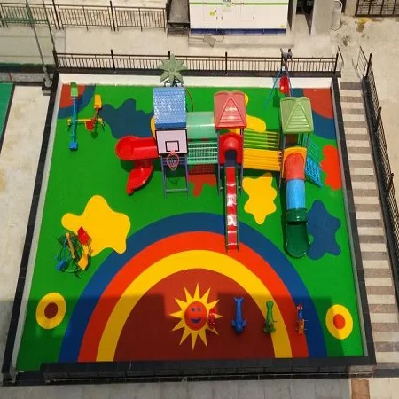 Manufacturer Of Best Quality Rubber Flooring Granules  gym mats rubber flooring At Wholesale Price in multi colour from India