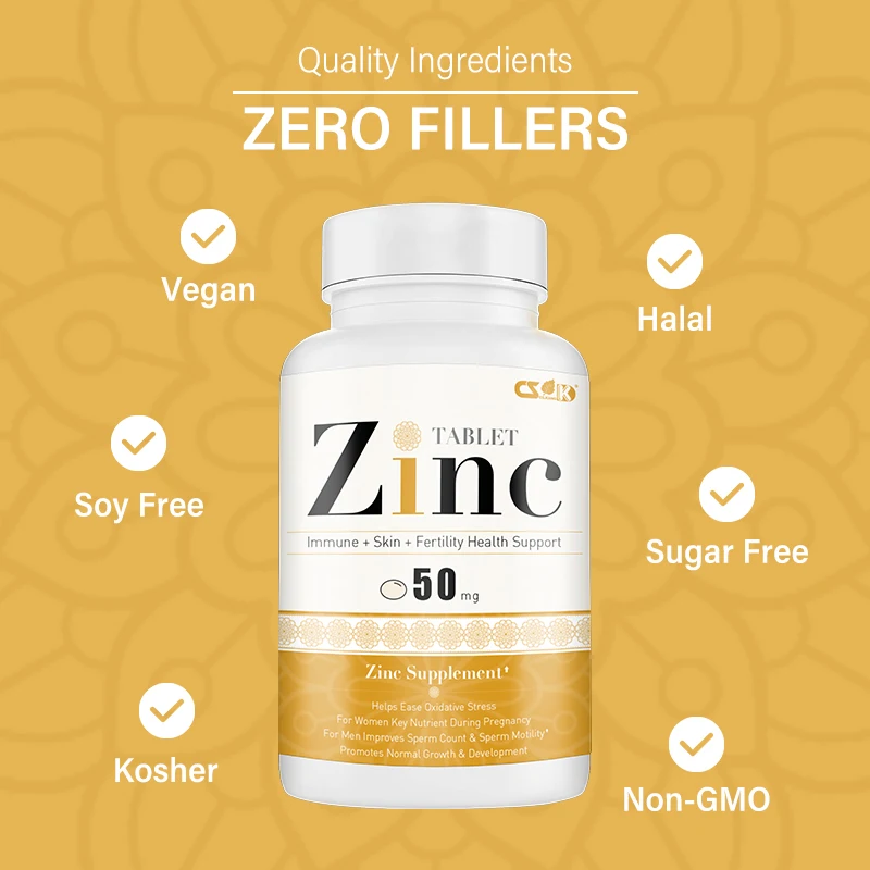 Best Price Gmp Supplement Immune Support System From Natural Zinc Hot Sale Non Gmo Zinc Tablets