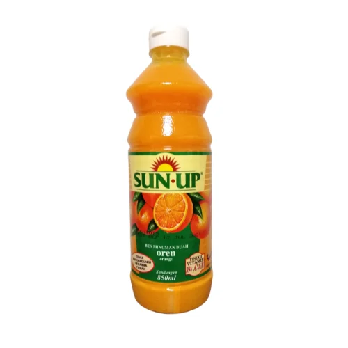 Hot Selling Sun Up Orange Fruit Drink Base Concentrate - 850ml HACCP & No Artificial Sweetener Halal