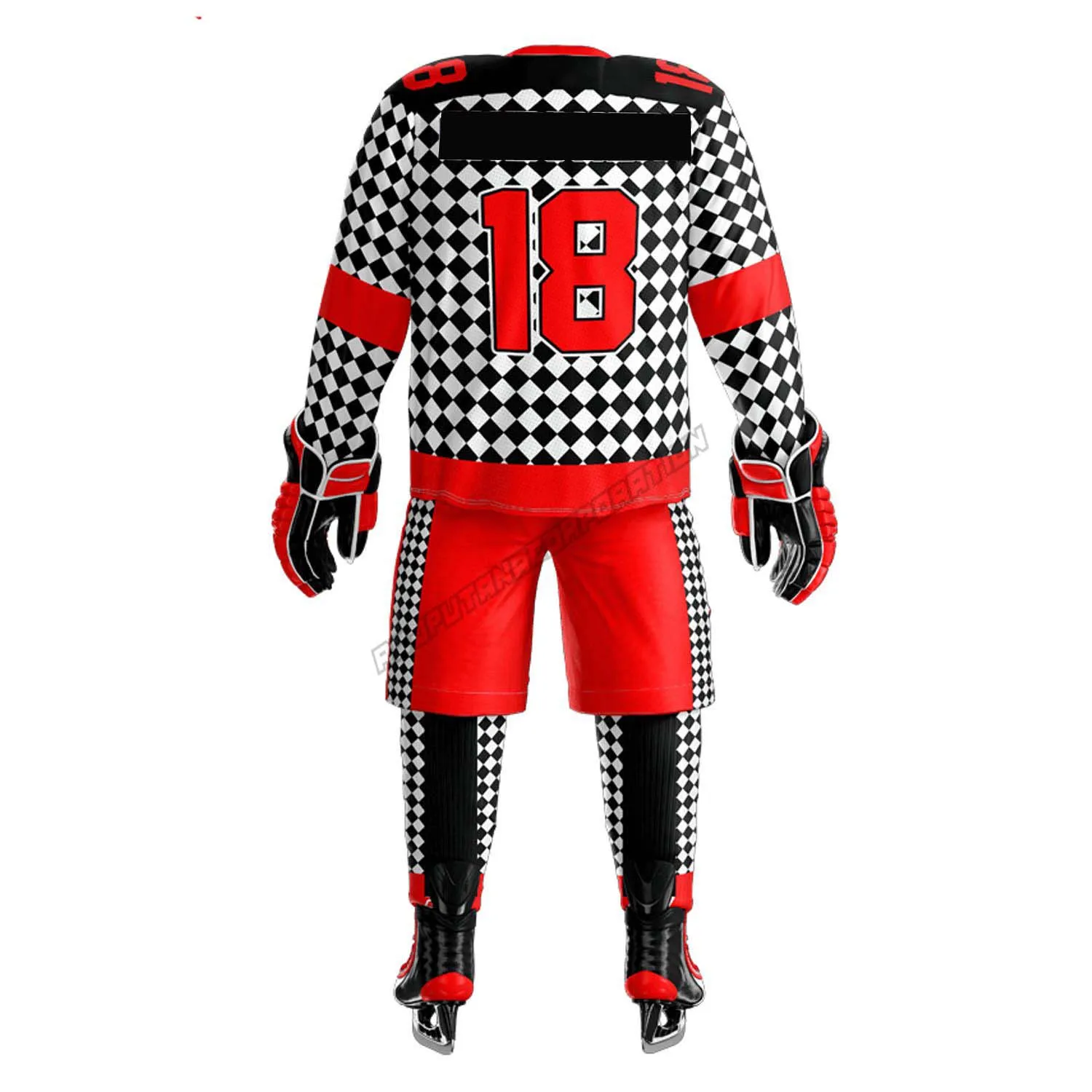 Мужская дышащая Джерси для хоккея из полиэстера с сублимационной печатью форма шайбой