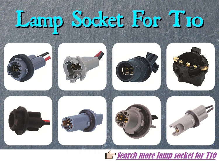 T10 W5W 194 LED Bulb 2 P Led Extension Socket Customized Lamp Holder