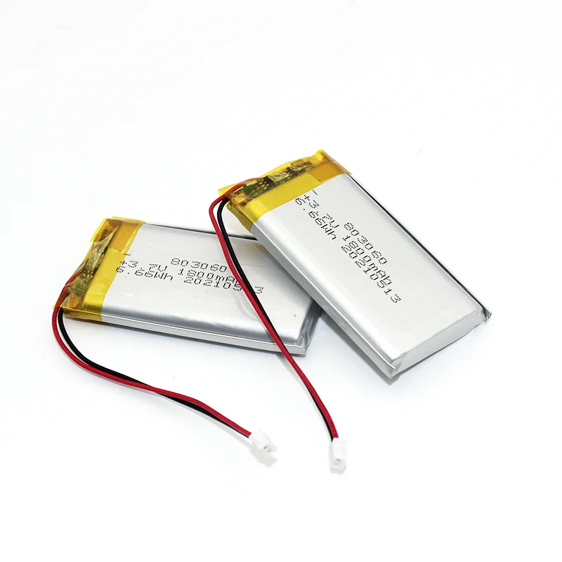 Литий-полимерный аккумулятор 1800 мАч 803060 в 3 7 Вт-ч перезаряжаемый литий-полимерный для цифровых устройств
