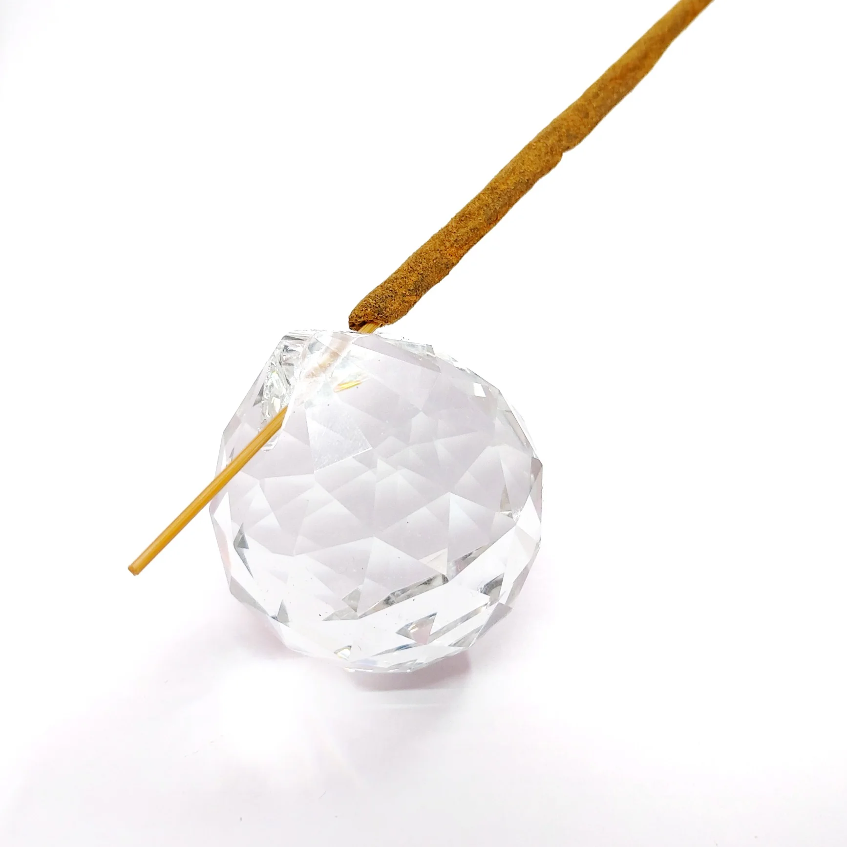40mm Crystal Glass Ball Sun Catcher Incense Holder Burner High Quality High Refractive Index Energy Crystal Factory Price