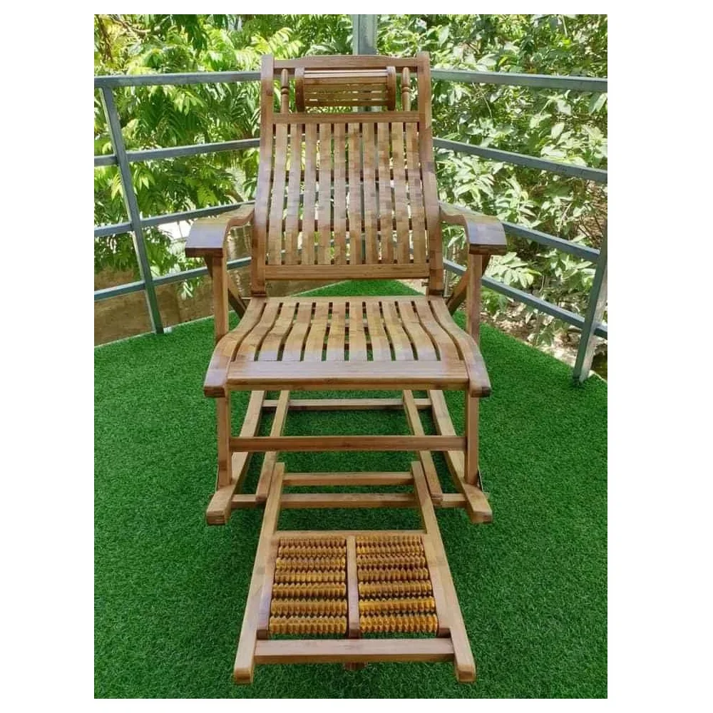Hot Sale 100% Bamboo Environment-Friendly Extendable Relaxing Vintage Style Armchair Bamboo Hammock Chair