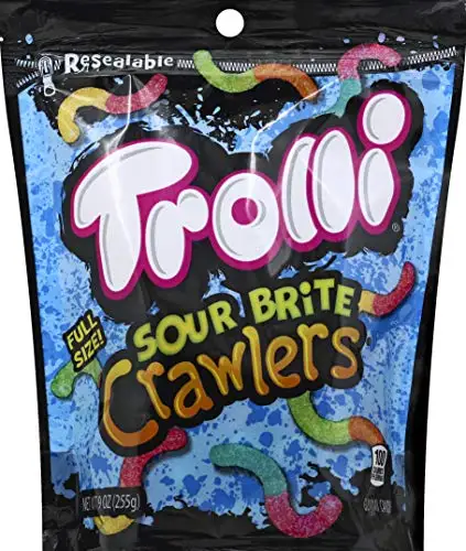 Trolli кислый Brite кроулер гоночный автомобиль для рок-Ассорти кислые жевательные конфеты рок-клейкий 9