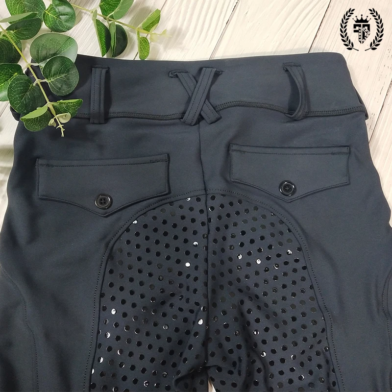 Штаны для верховой езды с логотипом на заказ штаны силиконовым принтом все сиденья бриджи