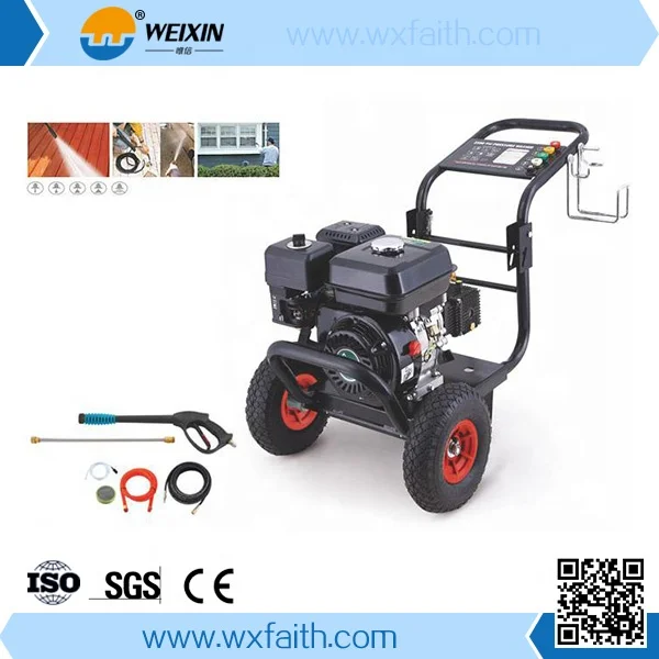 Gasoline Engine Portable Hand Pump High Pressure Car Washer With Water Tank