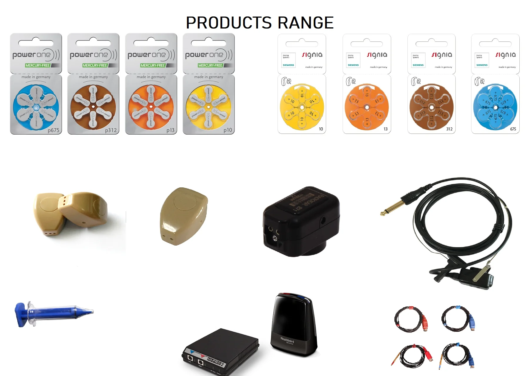 PRODUCTS RANGE 1