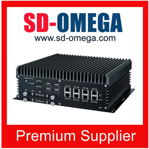 SD5200G4 Intel Gen 8th 6 ядер i7 процессор ж/10 x GbE (дополнительно 8 x PoE)/3 x COM/3 x DP/4 x HDMI//NVIDIA GeForce GTX