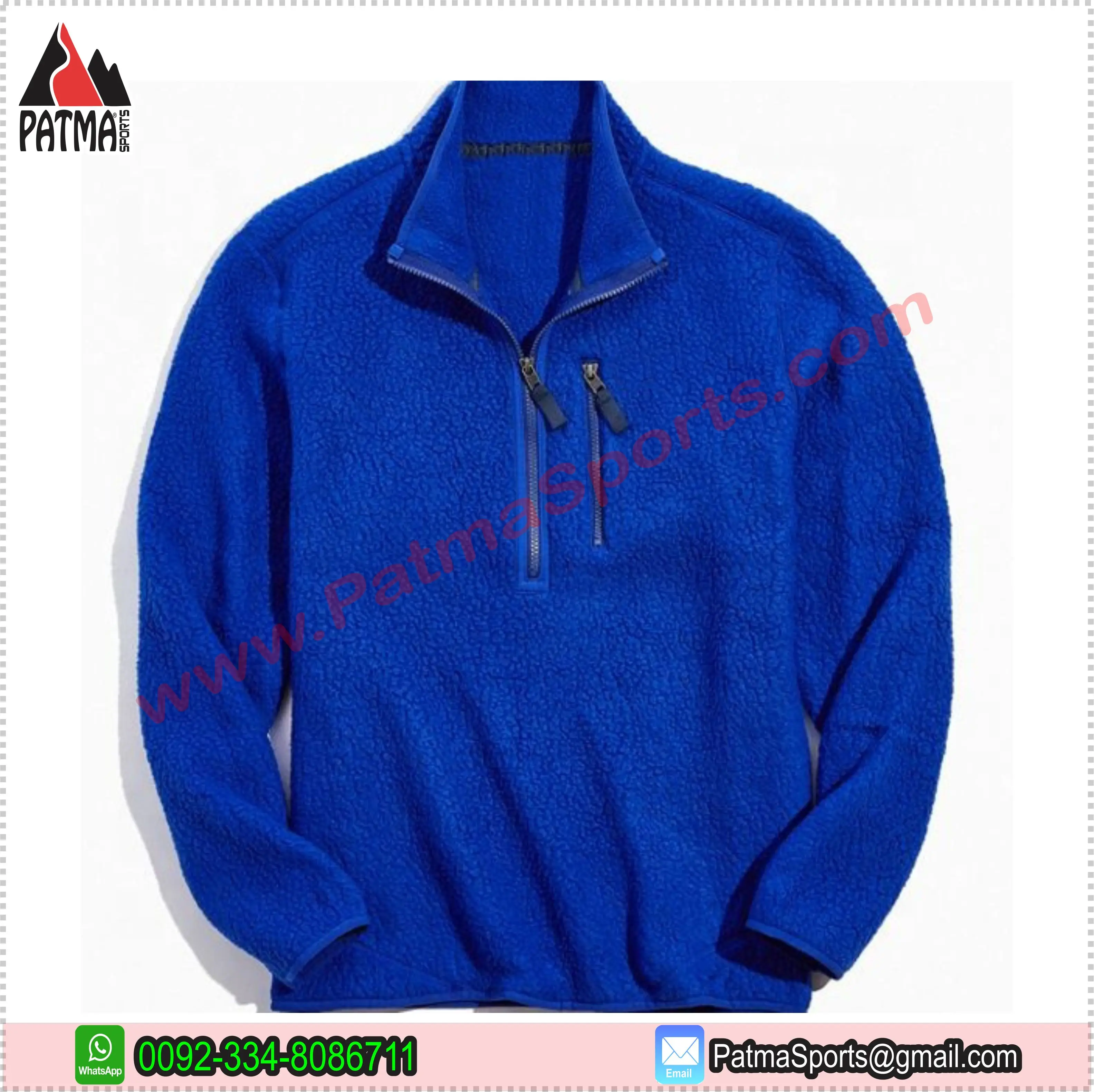 Custom Made Sherpa Fleece Hoody with your Custom Embroidery logo on it available in more then 50 colors street wear apparels