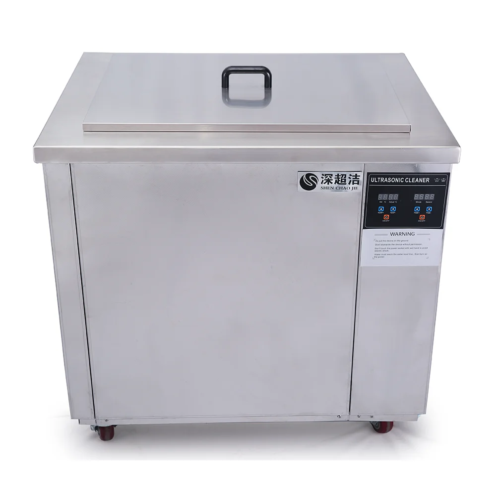 Large tank ultrasonic cleaner used  in auto industry for carburetor castings fuel injectors machined  parts cleaning