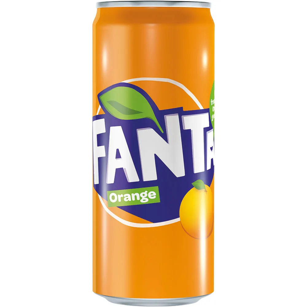 Wholesale FANTA Refreshing Drinks Orange Carbonated Soft Drinks 325ML.for 100% Export