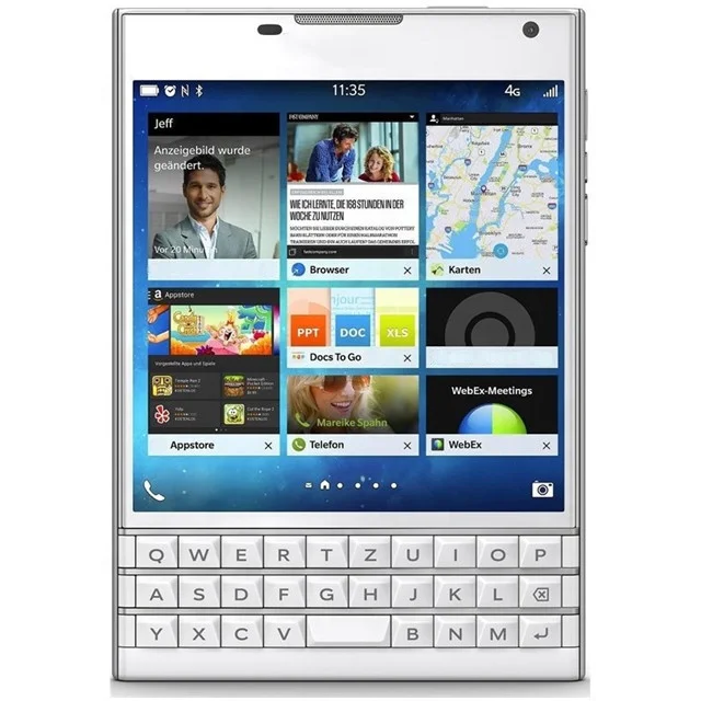 Free Shipping For Blackberry Passport Q30 BLACK Unlocked GSM QWERTY Original Touchscreen Mobile Cell Phone Smartphone By Post