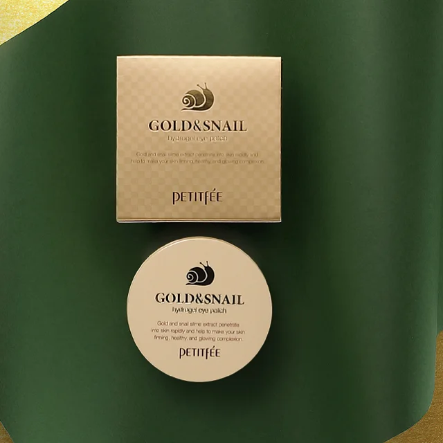 Gold snail eye patch