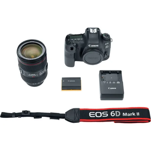 HOT DEALS Ca_nonS E-O-S 6D Mark II Camera Body / with 24-105mm II USM Lens / 24-105mm STM Lens
