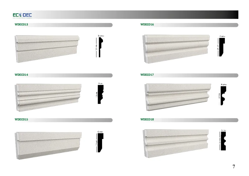 EPS Foam Polymer Quartz Coating Outdoor Polystyrene Building  Window/Door Frame Exterior Moldings WDECO7