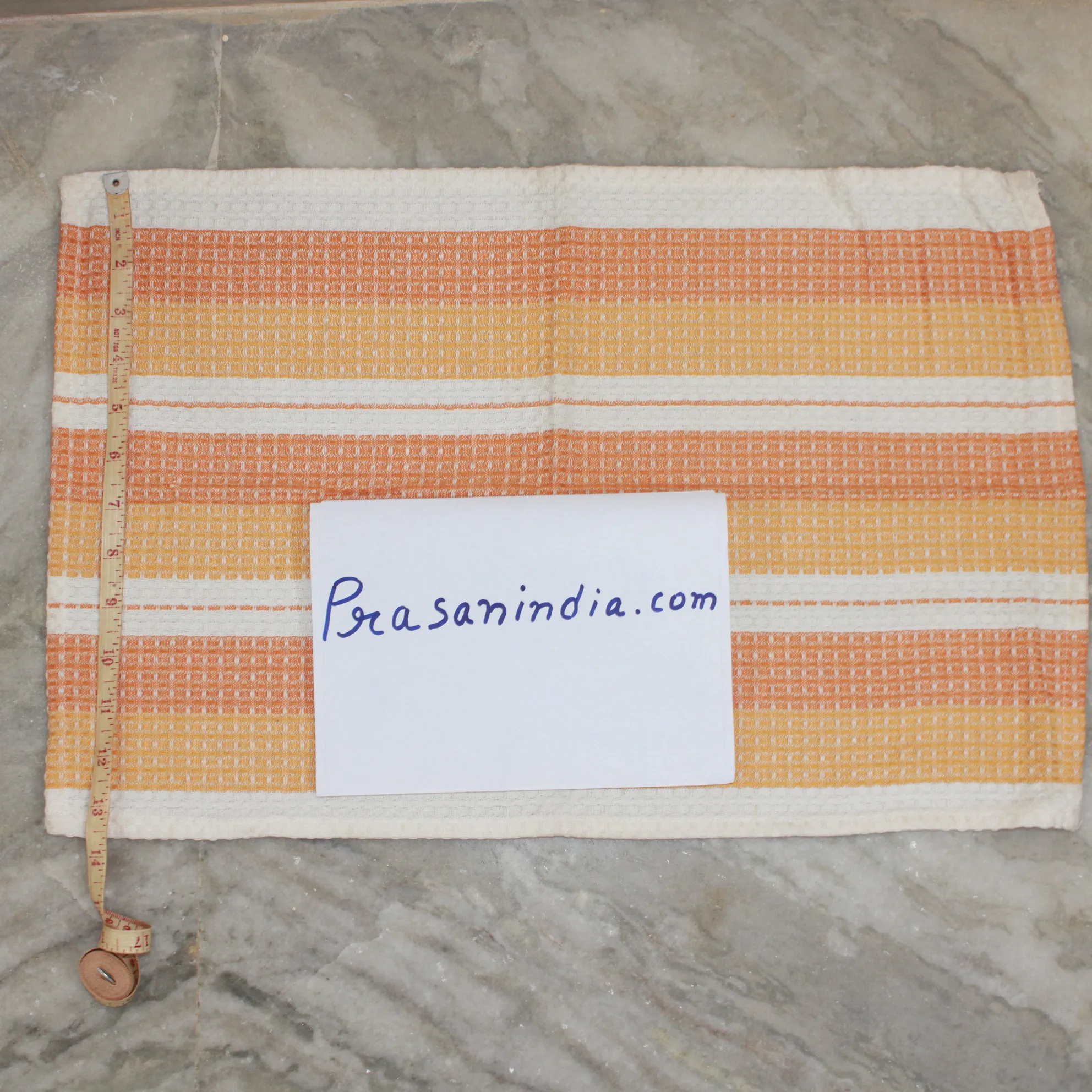 100% cotton blank sublimation plain white tea towel