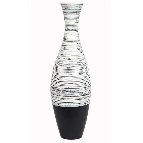 Best selling High quality eco friendly antique spun bamboo fiber vase from Vietnam