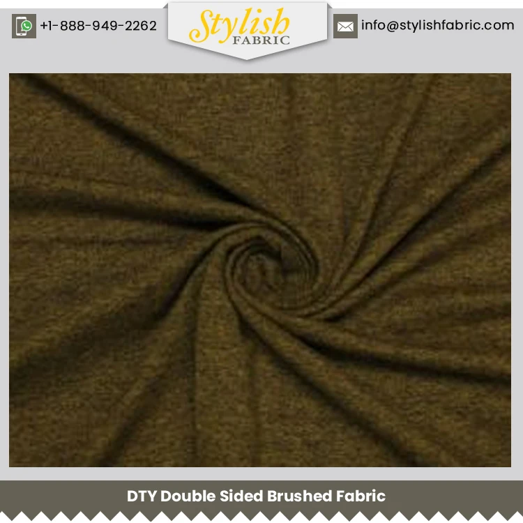 Однотонный узор легкий вес хорошее качество 92% полиэстер 8% спандекс DTY двусторонняя матовая ткань для оптовых покупателей