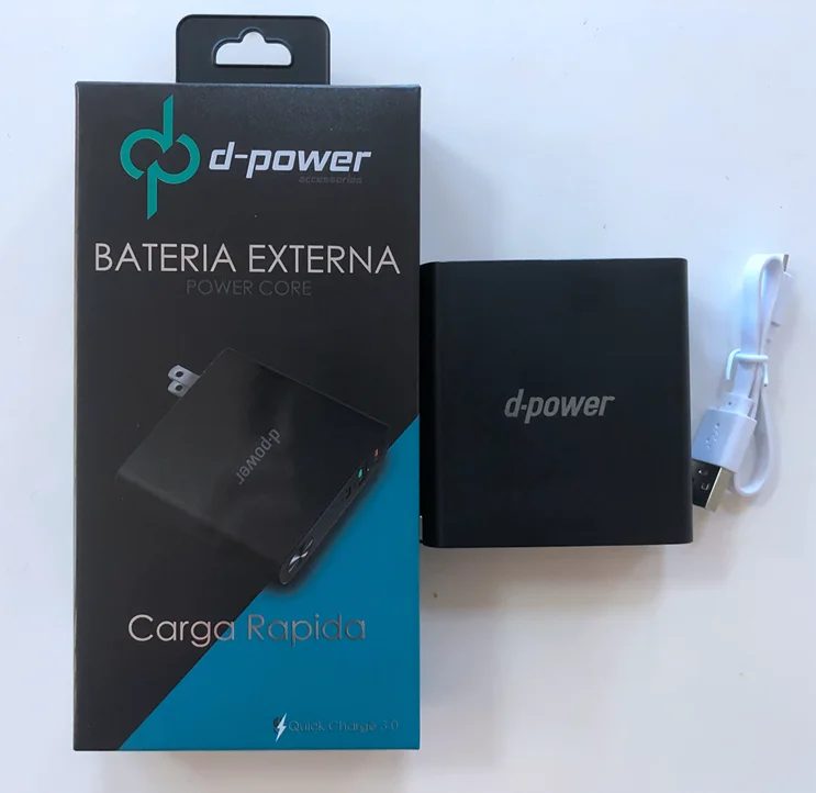 S28 Powerbank 5200 mAh QC3.0 Fast charger Mobile Power Bank with AC adapter